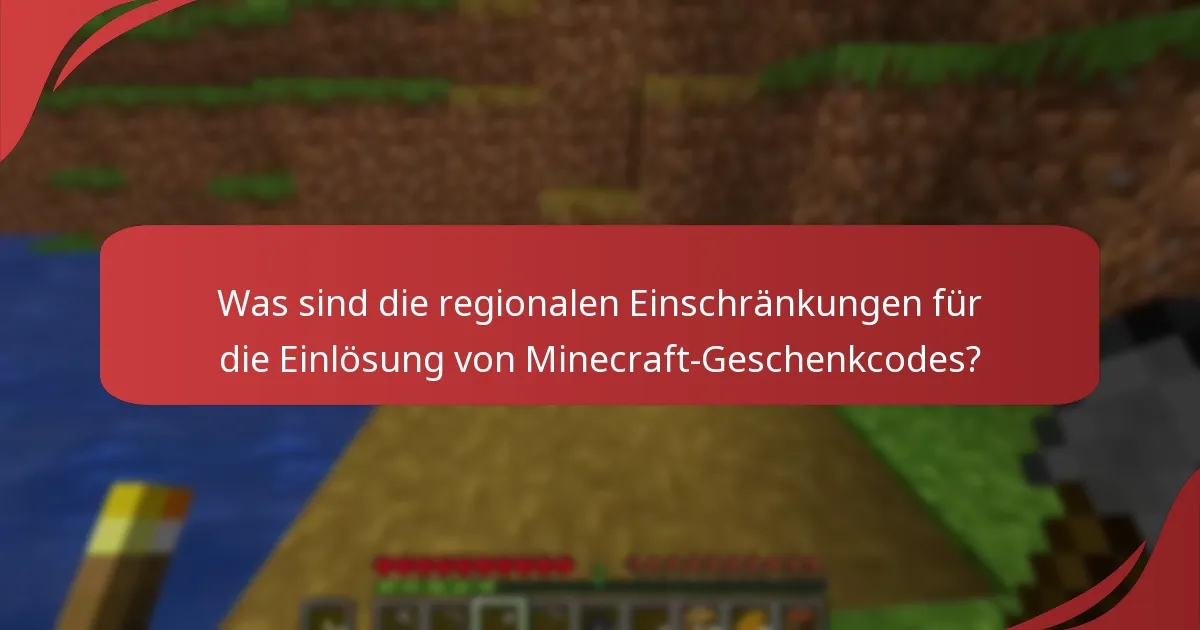 Was sind die häufigsten Fehler beim Einlösen von Minecraft-Geschenkcodes?
