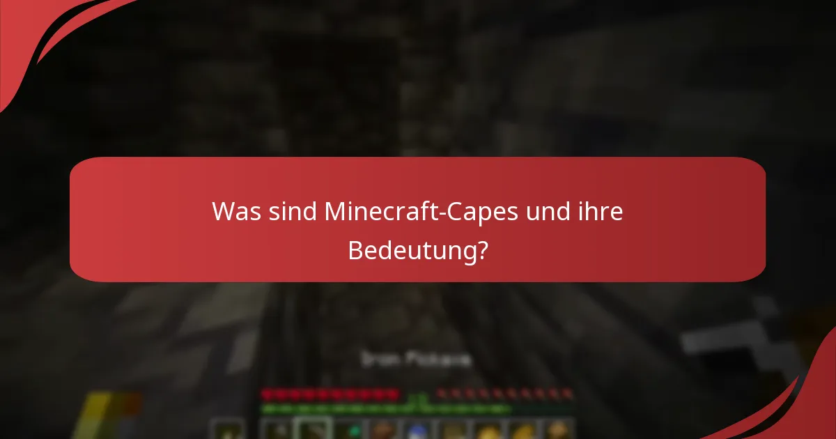 Welche Werbecodes sind für Minecraft-Capes verfügbar?