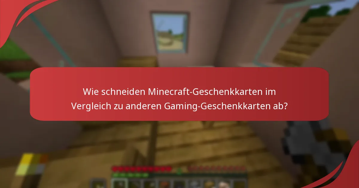 Was sind häufige Probleme mit Minecraft-Geschenkkarten?
